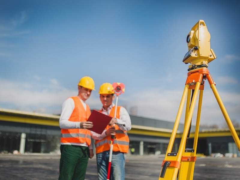 ALTA land survey for commercial property access review in Las Vegas, Nevada.
